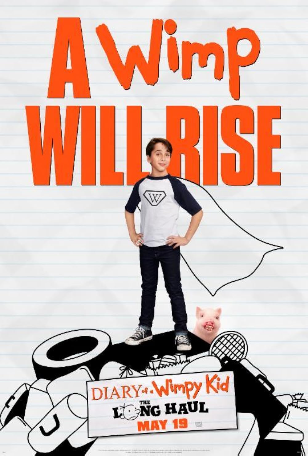 Diary of a Wimpy Kid The Long Haul (2017) ไดอารี่ของเด็กไม่เอาถ่าน 4: ตะลุยทริปป่วน